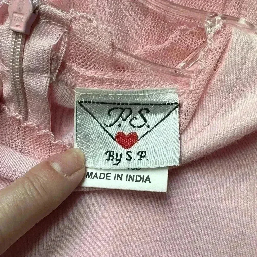 PS by SP Pink Ruffled 18m pant set